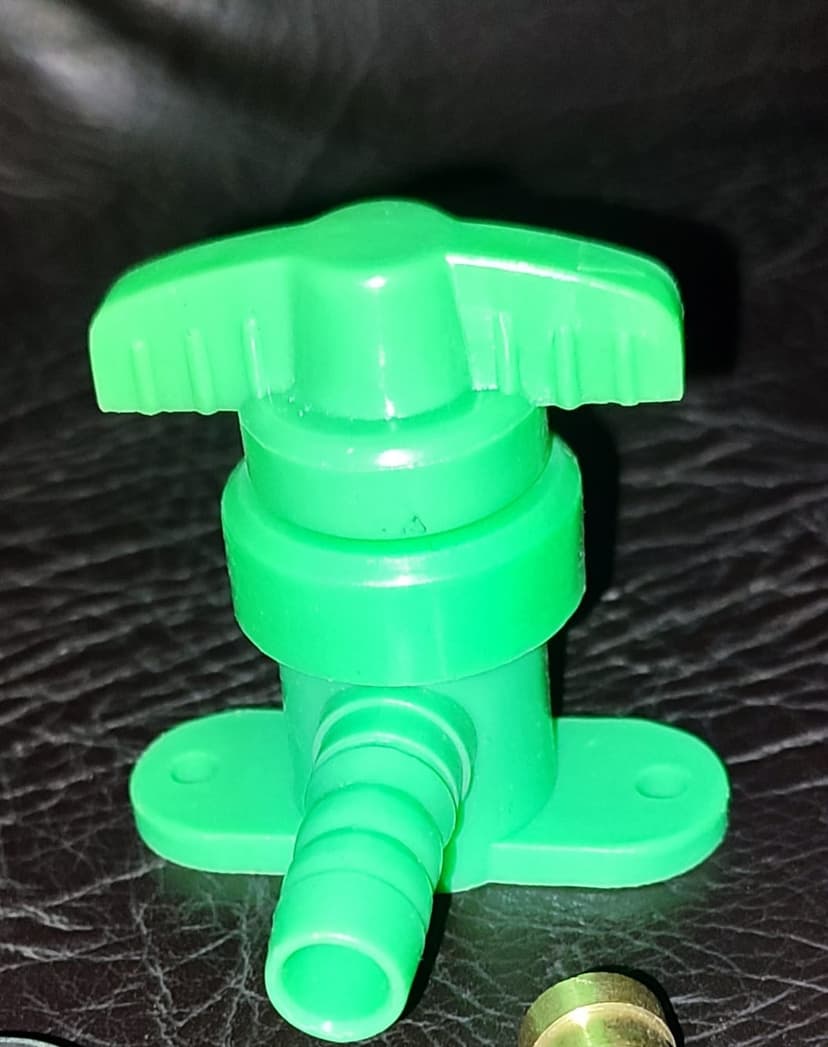 Biogas Open/Close Valve – Green Plastic